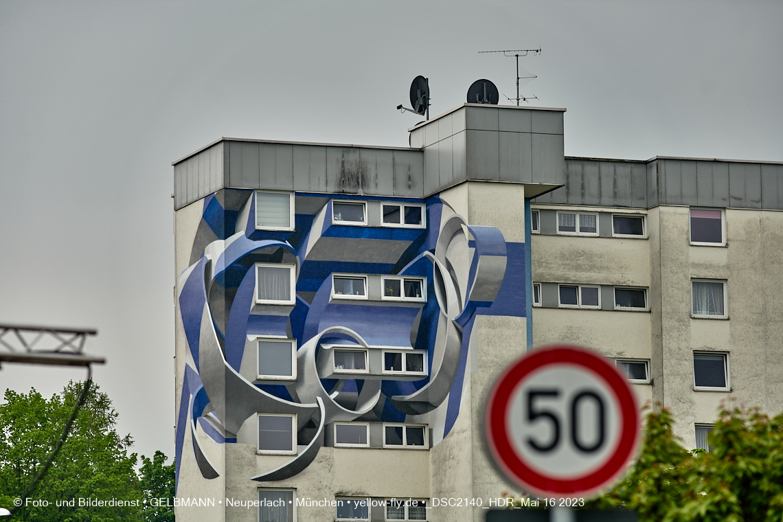 16.05.2023 - Graffiti am Karl-Marx-Ring 75-83 in Neuperlach